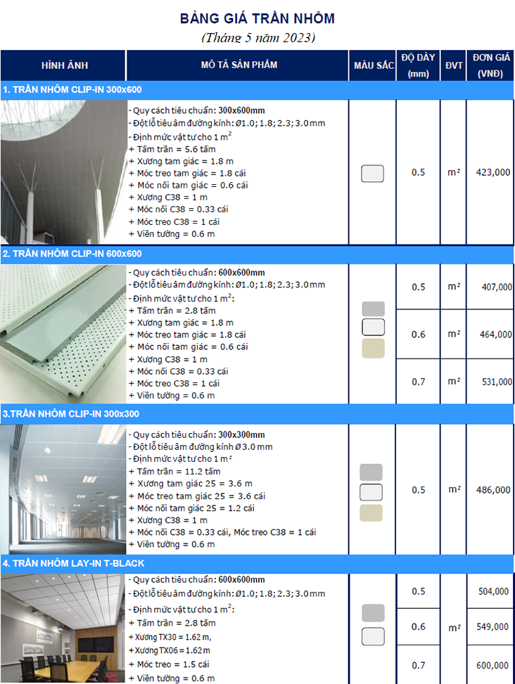 perforated soundproof aluminum ceiling price list